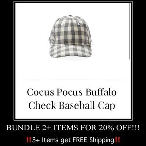 Cocus Pocus Buffalo Check Baseball Cap